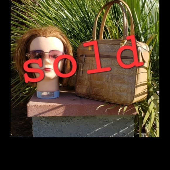 😩SOLD 1960s bag and a vintage fossil‎ sunglasses - Picture 1 of 11